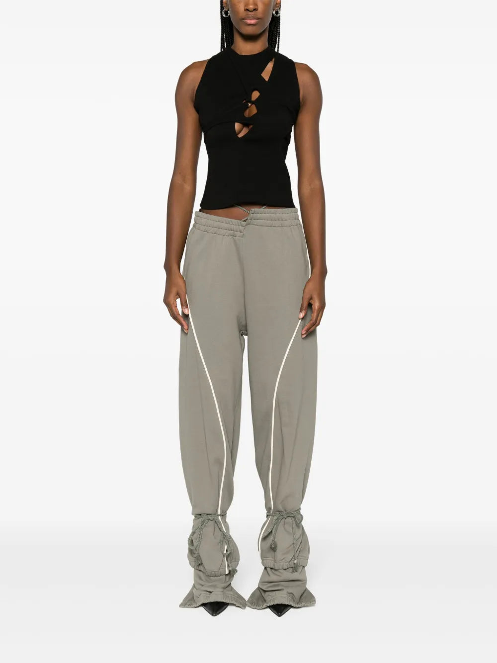 Armour Cut-Out Detailed Tank Top