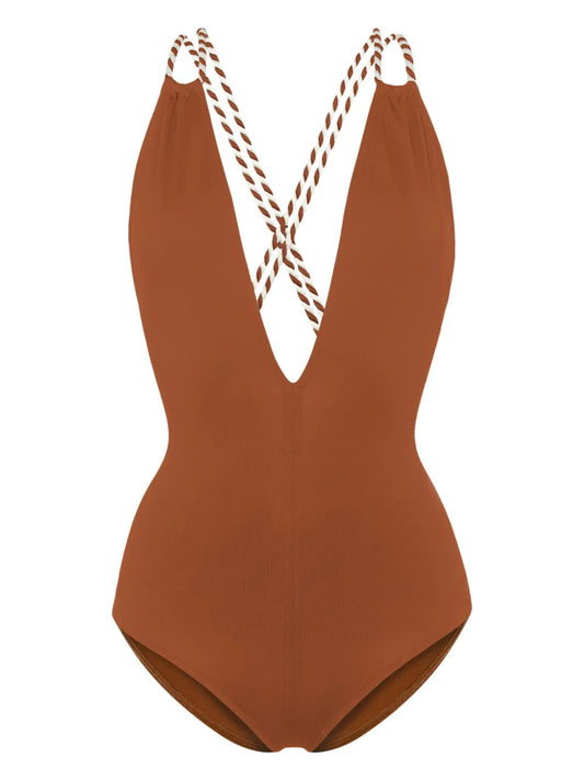 Pirouette V-Neck Swimsuit