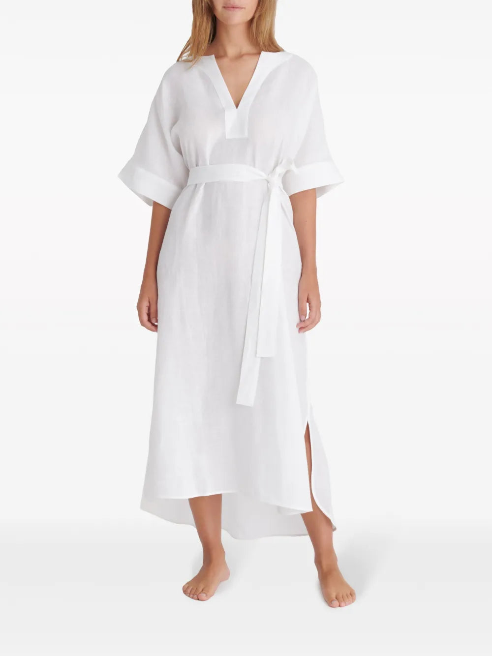 Bibi Linen Kaftan Dress
