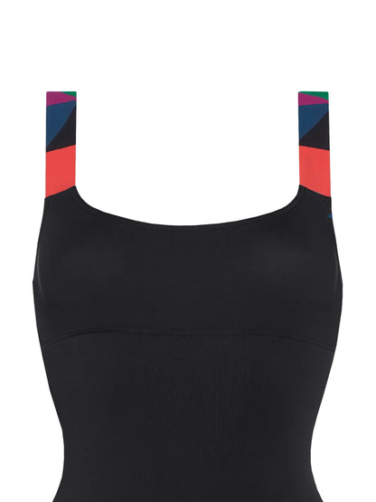 Tempo Contrasting-Strap Swimsuit