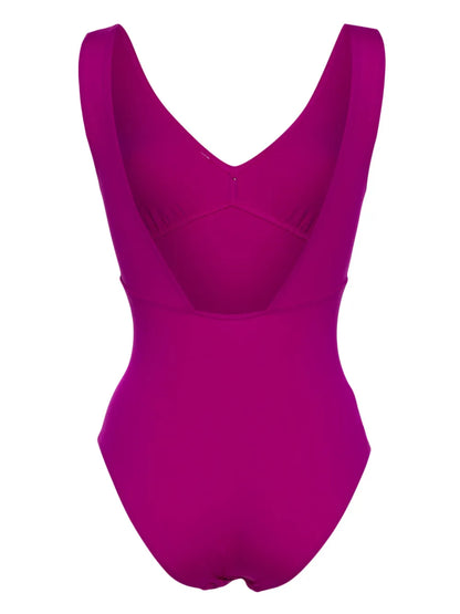 Hold Up V-Neck Swimsuit