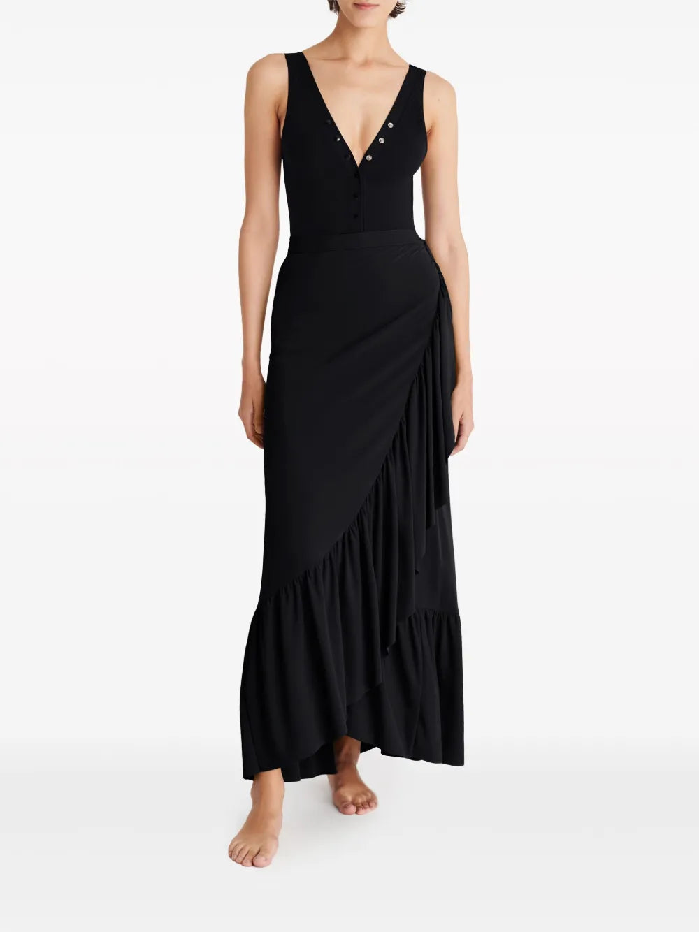 Julia Ruffled Wrap Skirt