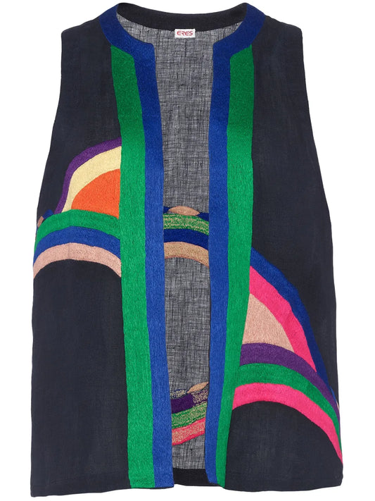 Paysage Linen Gilet
