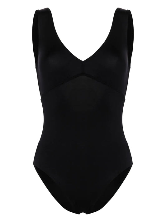 Hold Up V-Neck Swimsuit