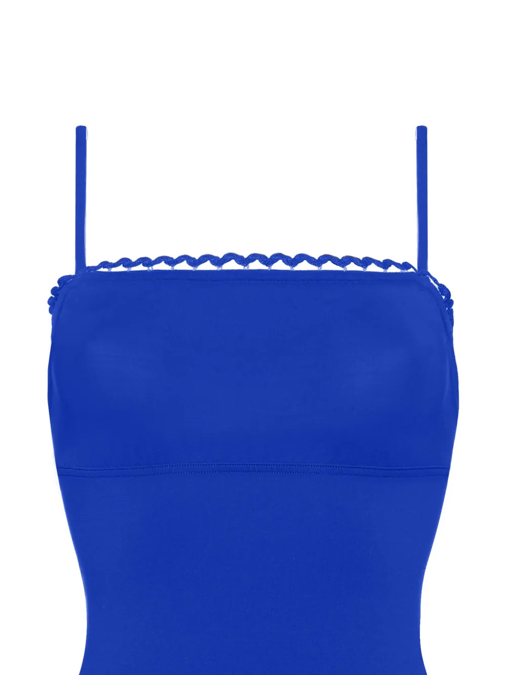 Night Picot-Trimmed Swimsuit