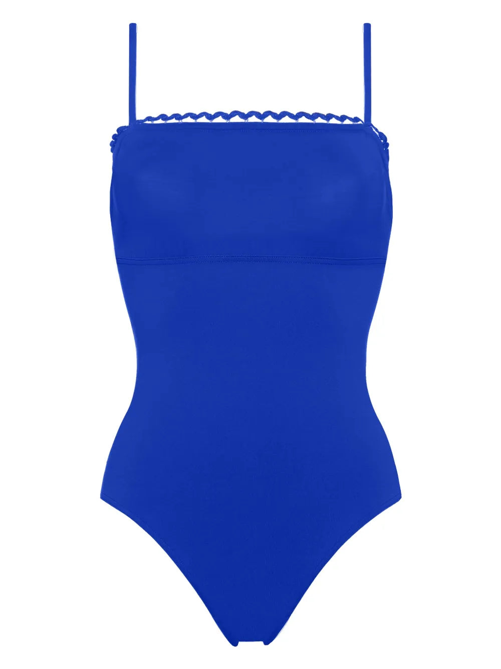 Night Picot-Trimmed Swimsuit