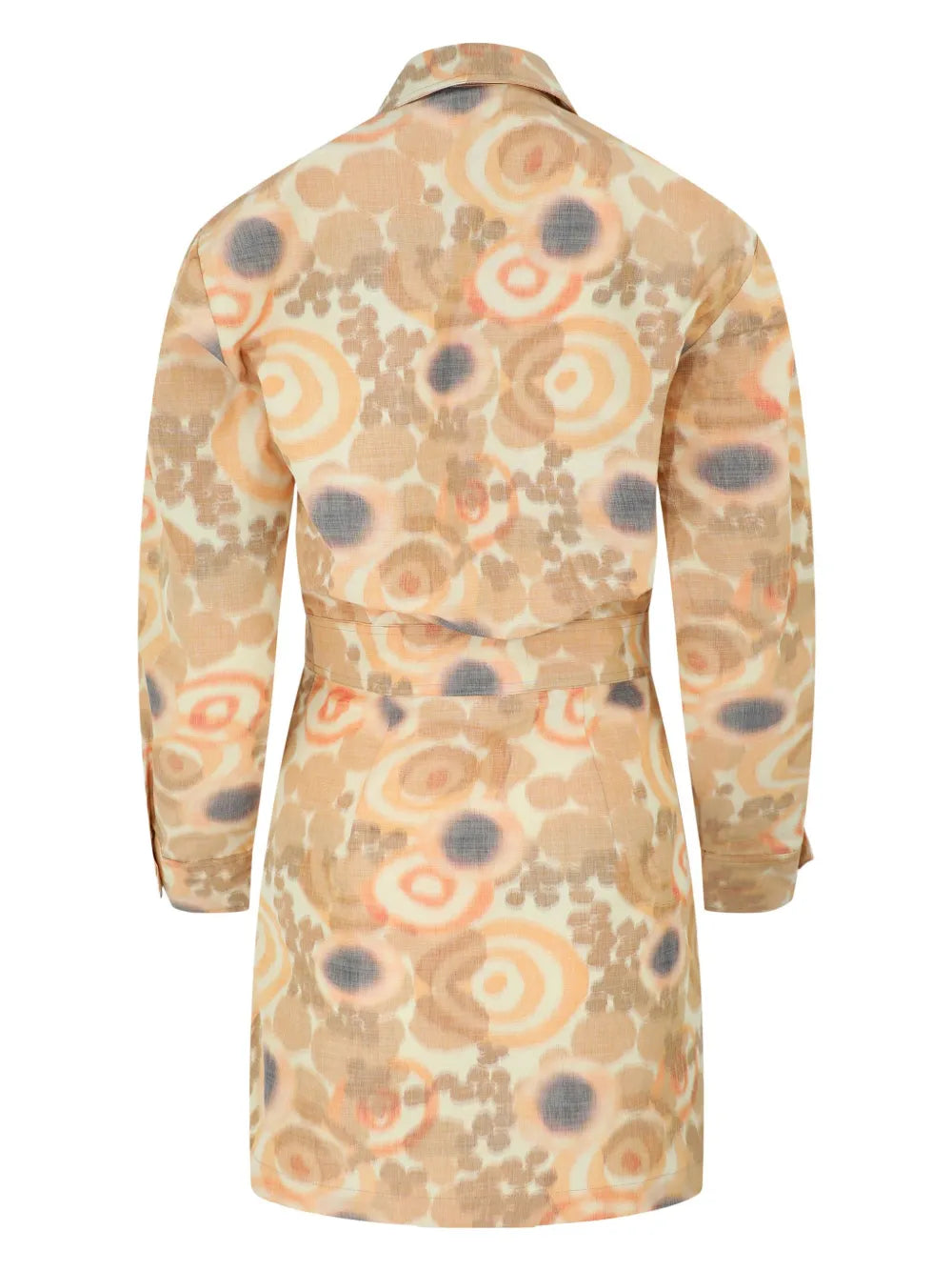 Nordeen Warp-Print Shirtdress