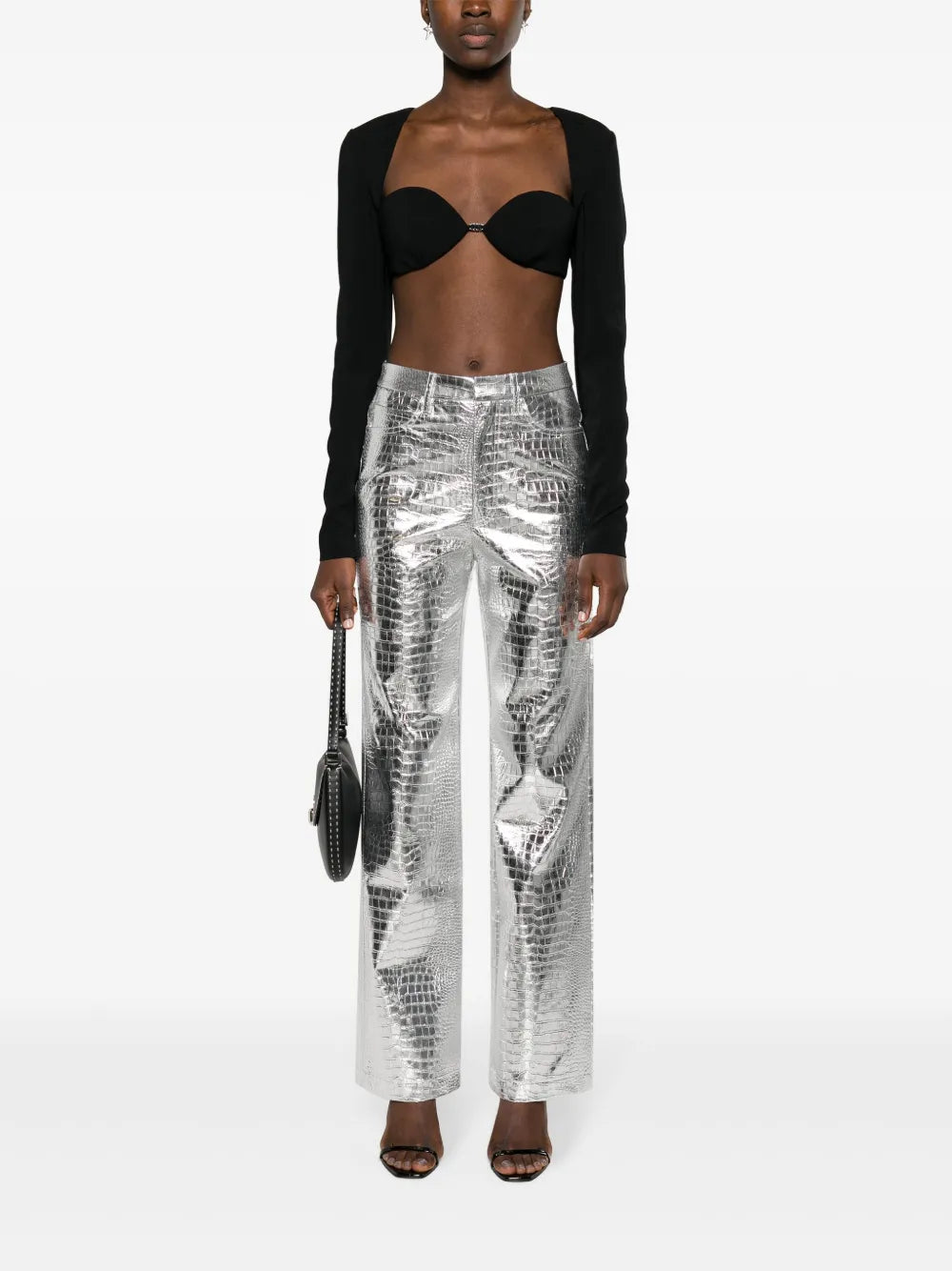 Long-Sleeved Cropped Top