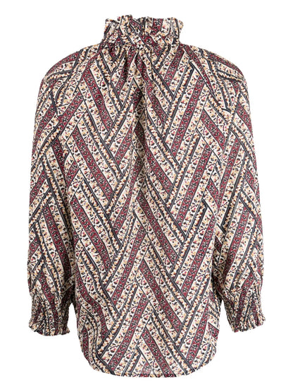 Calisto Floral-Print Blouse