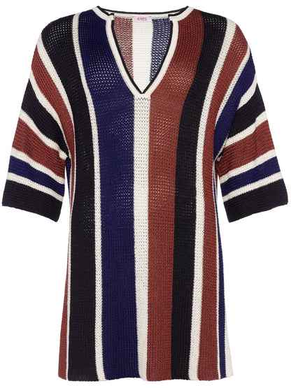 Diego Striped Knitted Minidress