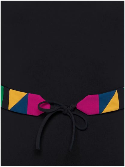 Damier Belted Swimsuit
