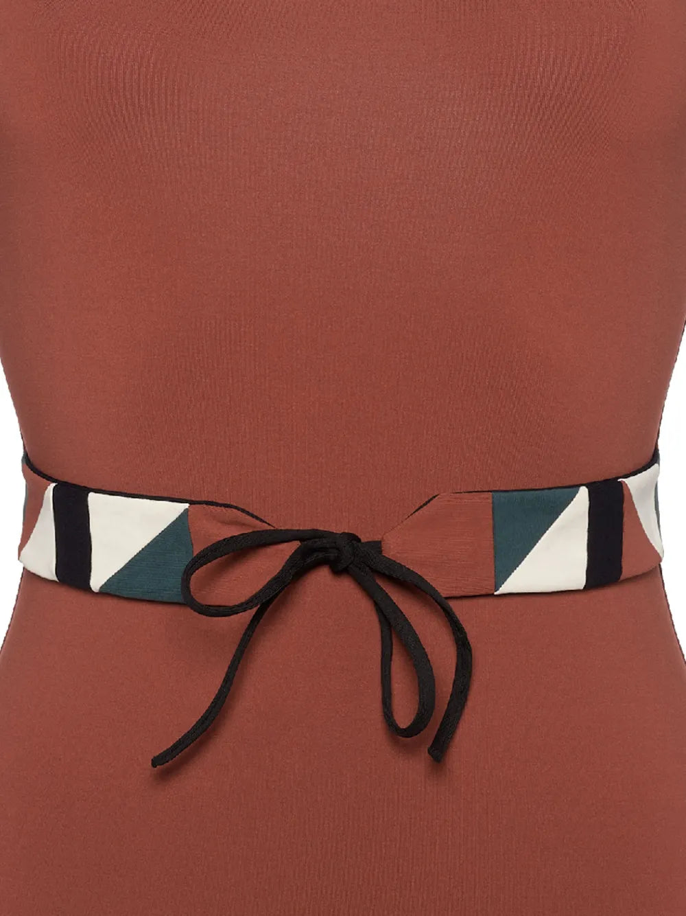 Damier Belted Swimsuit