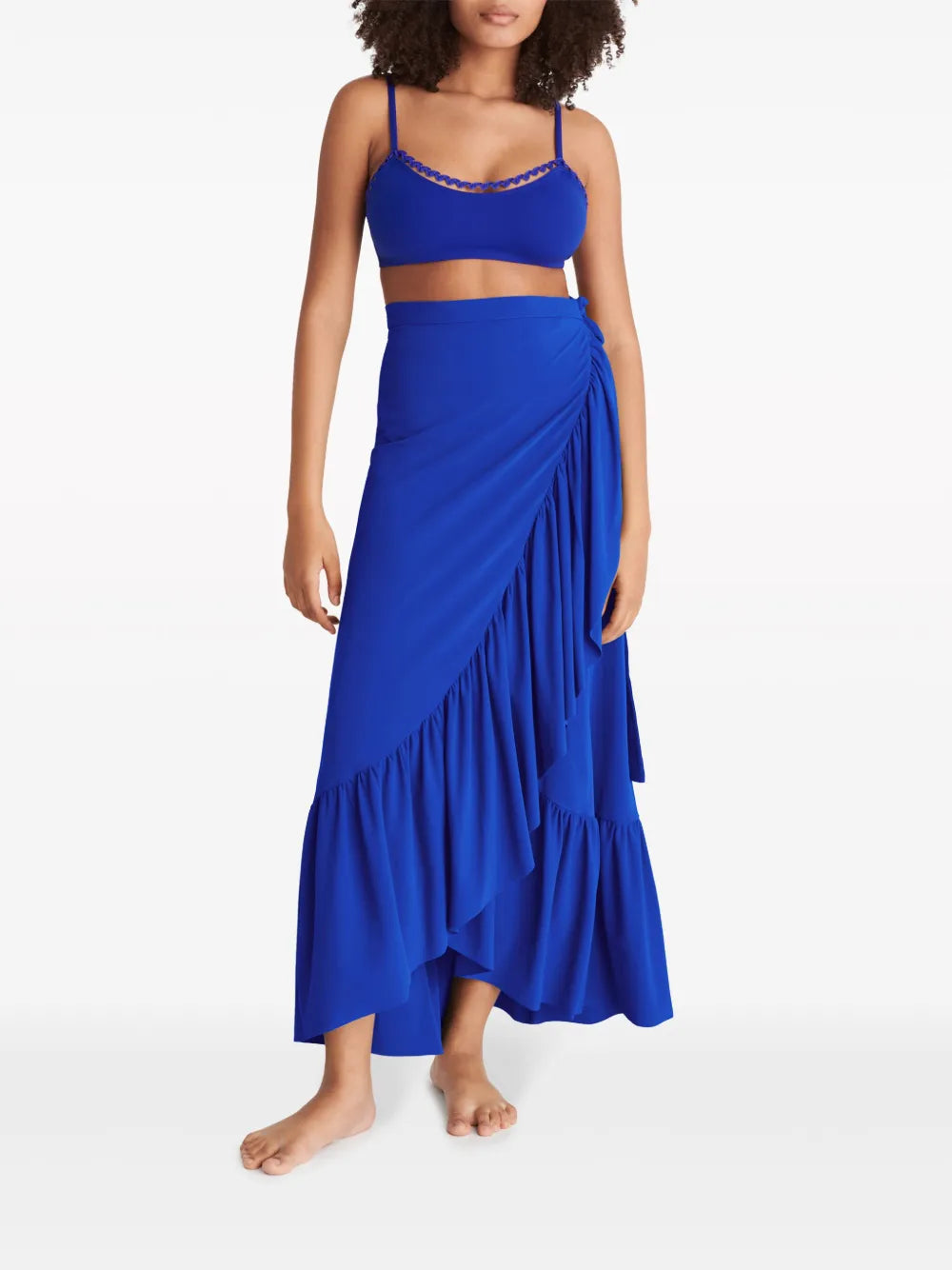 Julia Ruffled Wrap Skirt