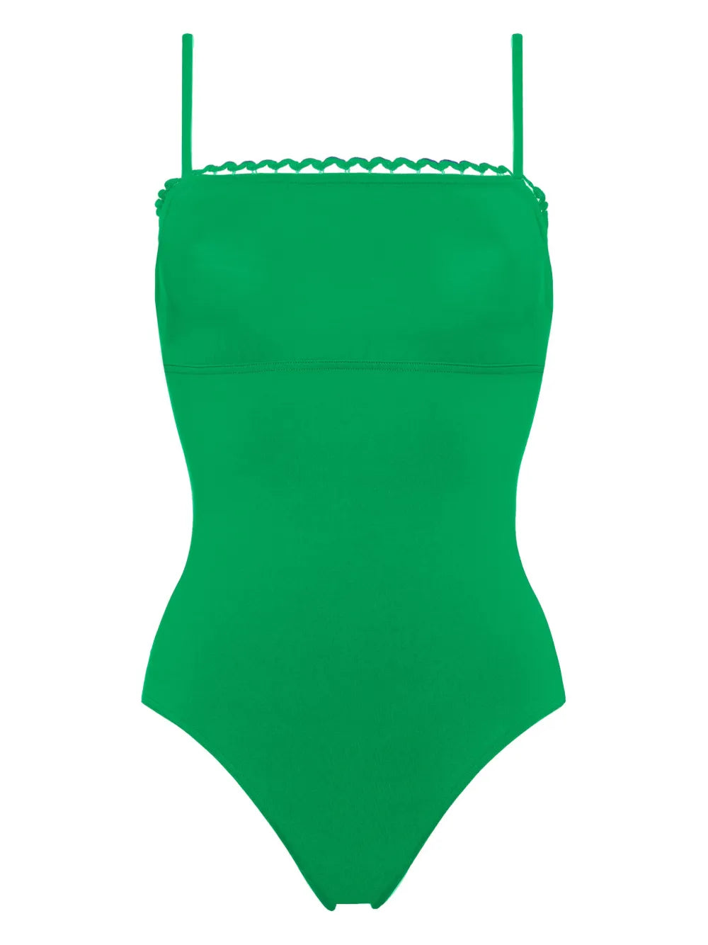 Night Picot-Trimmed Swimsuit