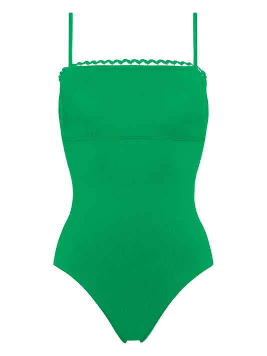 Night Picot-Trimmed Swimsuit