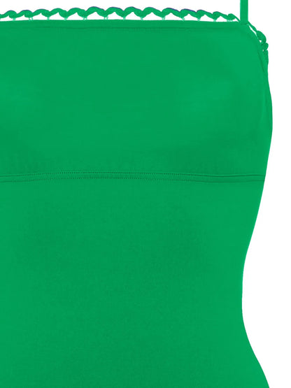 Night Picot-Trimmed Swimsuit