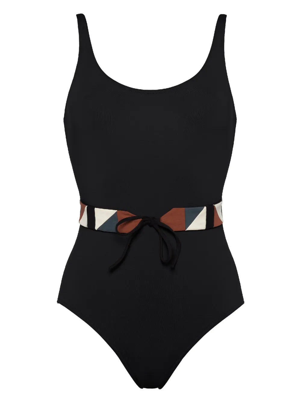 Damier Belted Swimsuit
