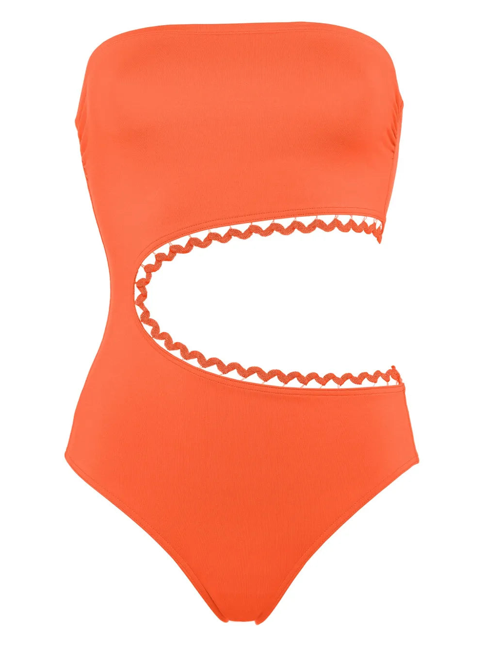 Dancing One-Piece Strapless Swimsuit