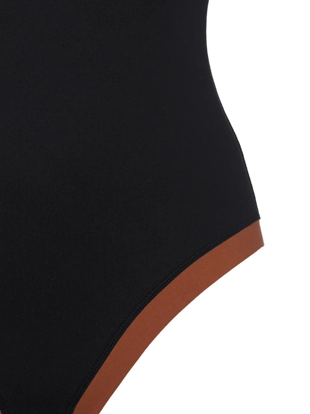 Sombrero Contrast-Edge One-Piece Swimsuit