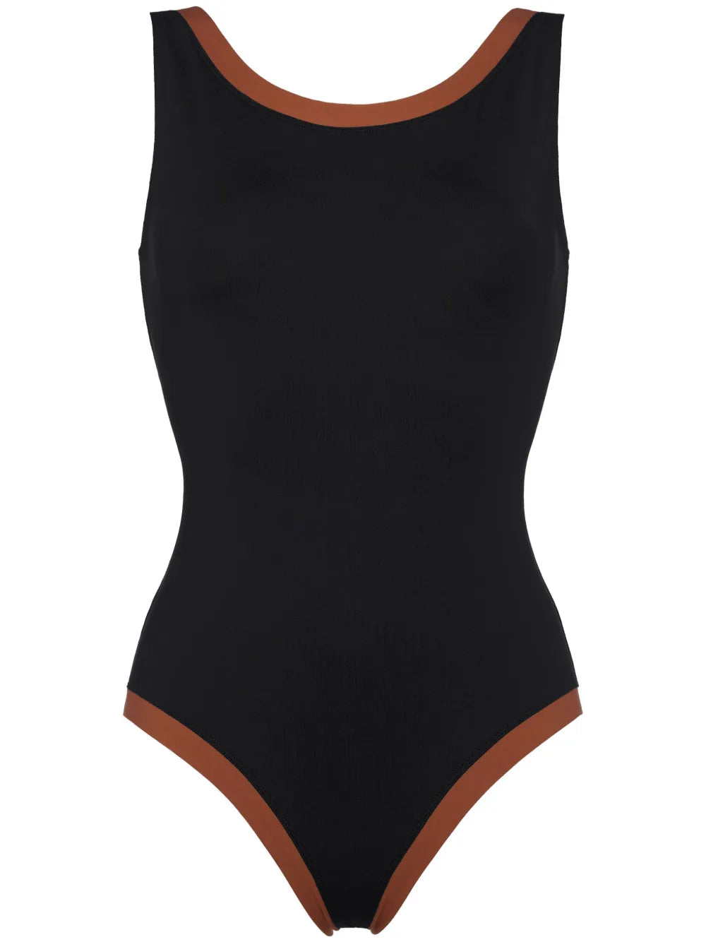 Sombrero Contrast-Edge One-Piece Swimsuit