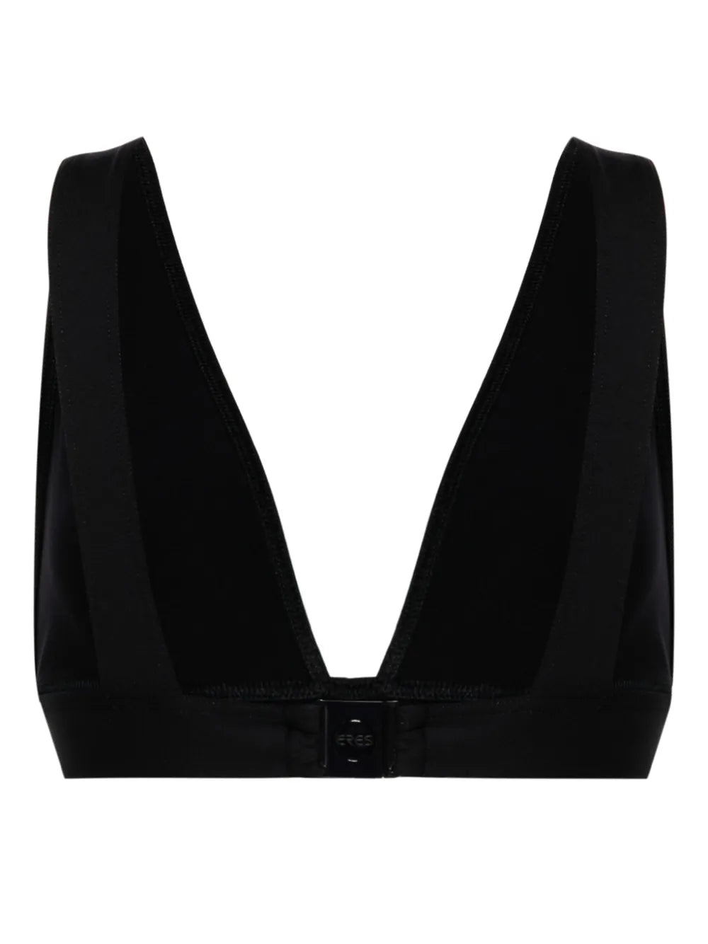 Chrome Triangle-Cup Bikini Top