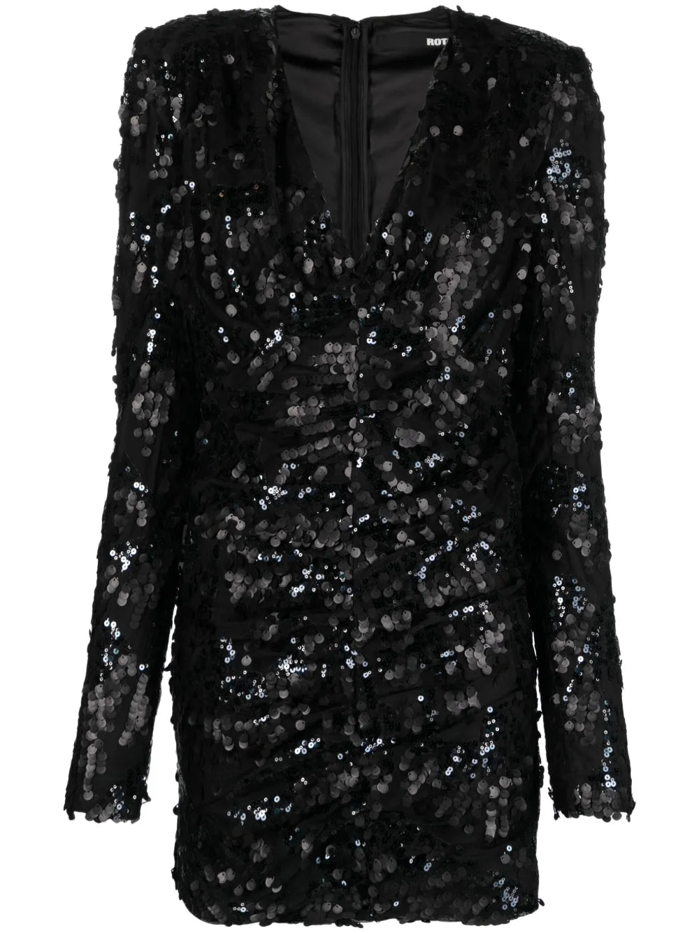 Sequined Ruched Minidress