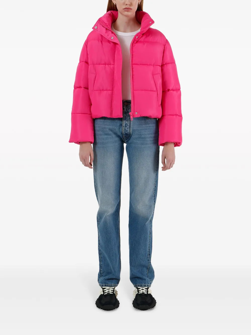 Kat Funnel-Neck Puffer Jacket