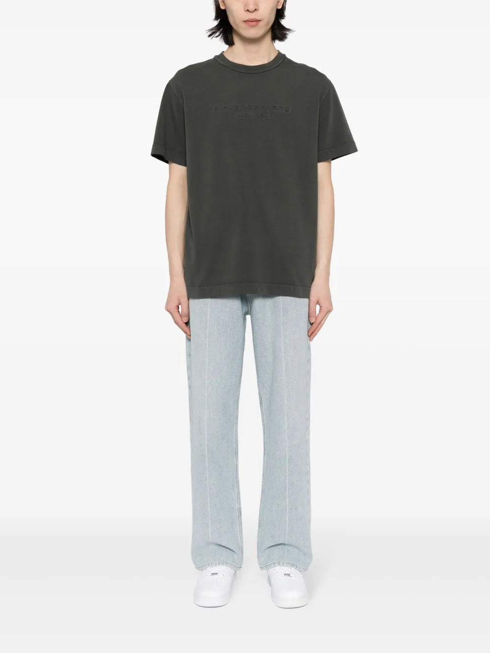 Logo-Embossed Crew Neck T-Shirt