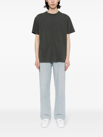 Logo-Embossed Crew Neck T-Shirt