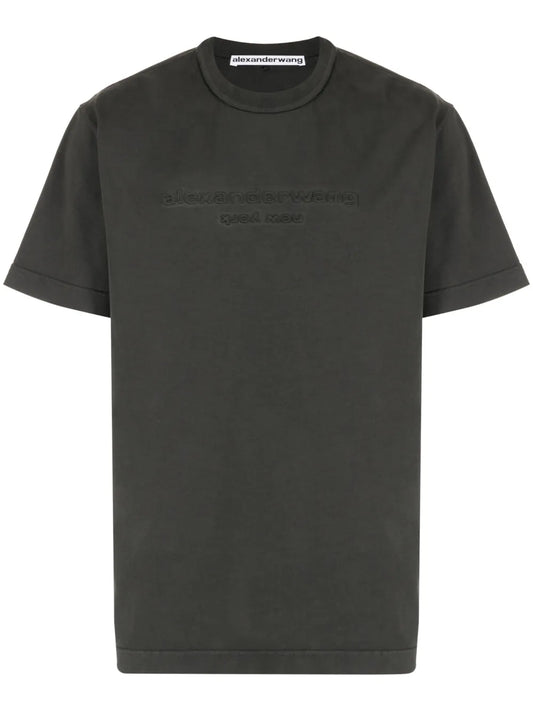 Logo-Embossed Crew Neck T-Shirt