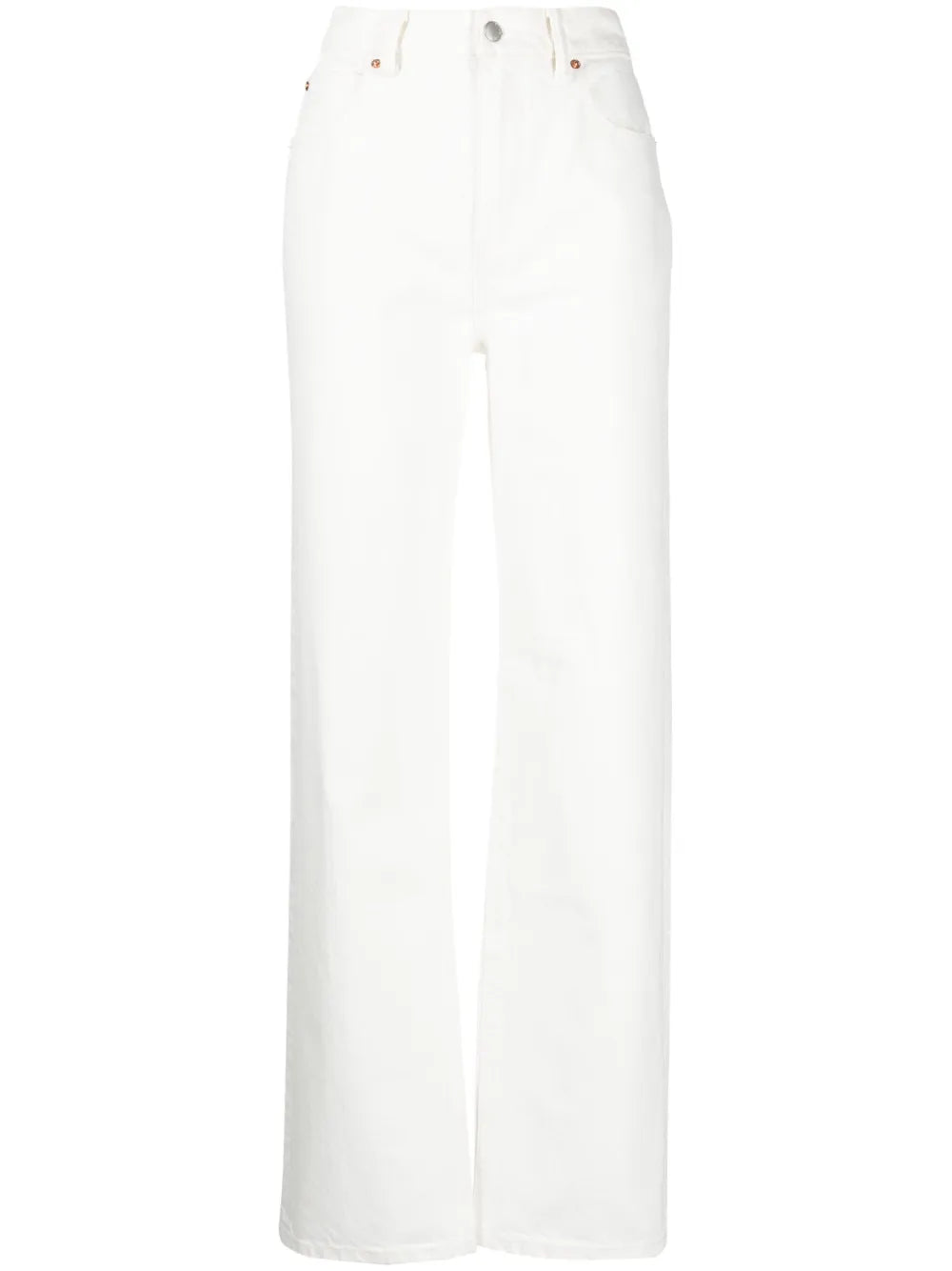 Mid-Rise Straight-Leg Jeans