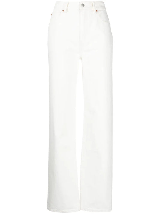 Mid-Rise Straight-Leg Jeans