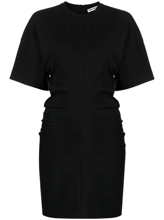 Draped Jersey Minidress