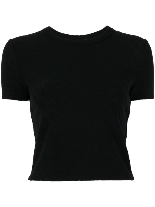Logo-Jacquard Knitted Top