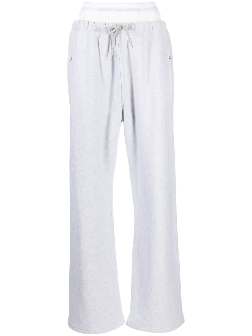 Logo-Waistband Layered Track Pants