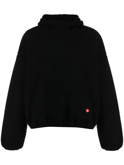 Logo-Embroidered Drop-Shoulder Hoodie