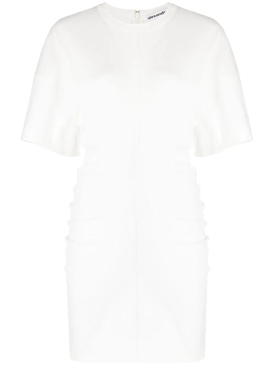 Draped Jersey Minidress