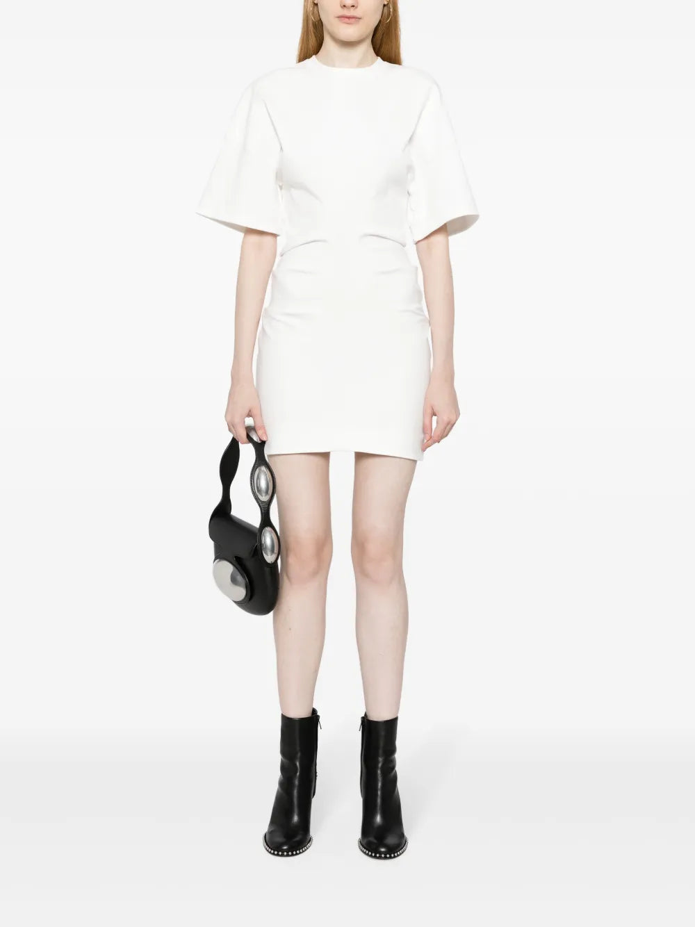 Draped Jersey Minidress