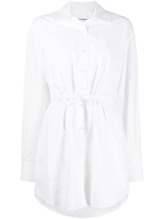 Layered Cotton Shirtdress