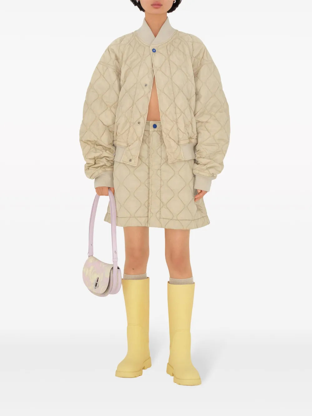 Quilted Bomber Jacket