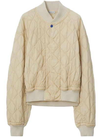 Quilted Bomber Jacket