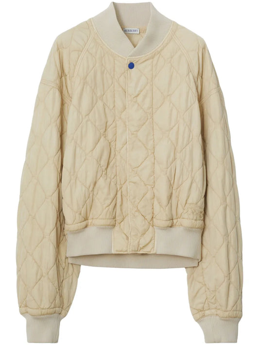 Quilted Bomber Jacket