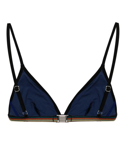 Signature Stripe Bikini Top