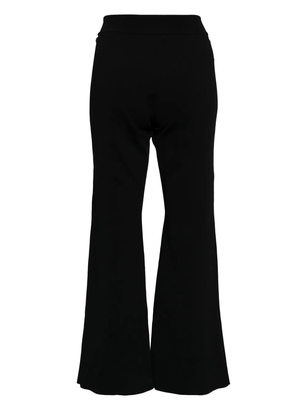 High-Waisted Flared Trousers