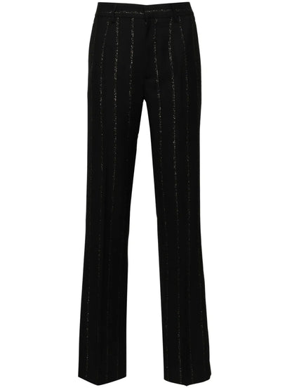 Lurex Pinstriped Trousers