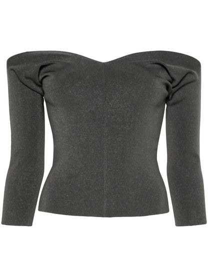 Lurex Knitted Top