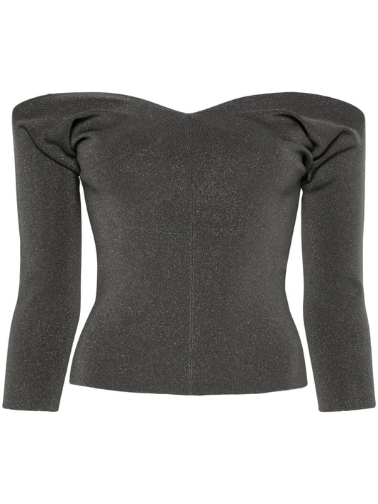 Lurex Knitted Top