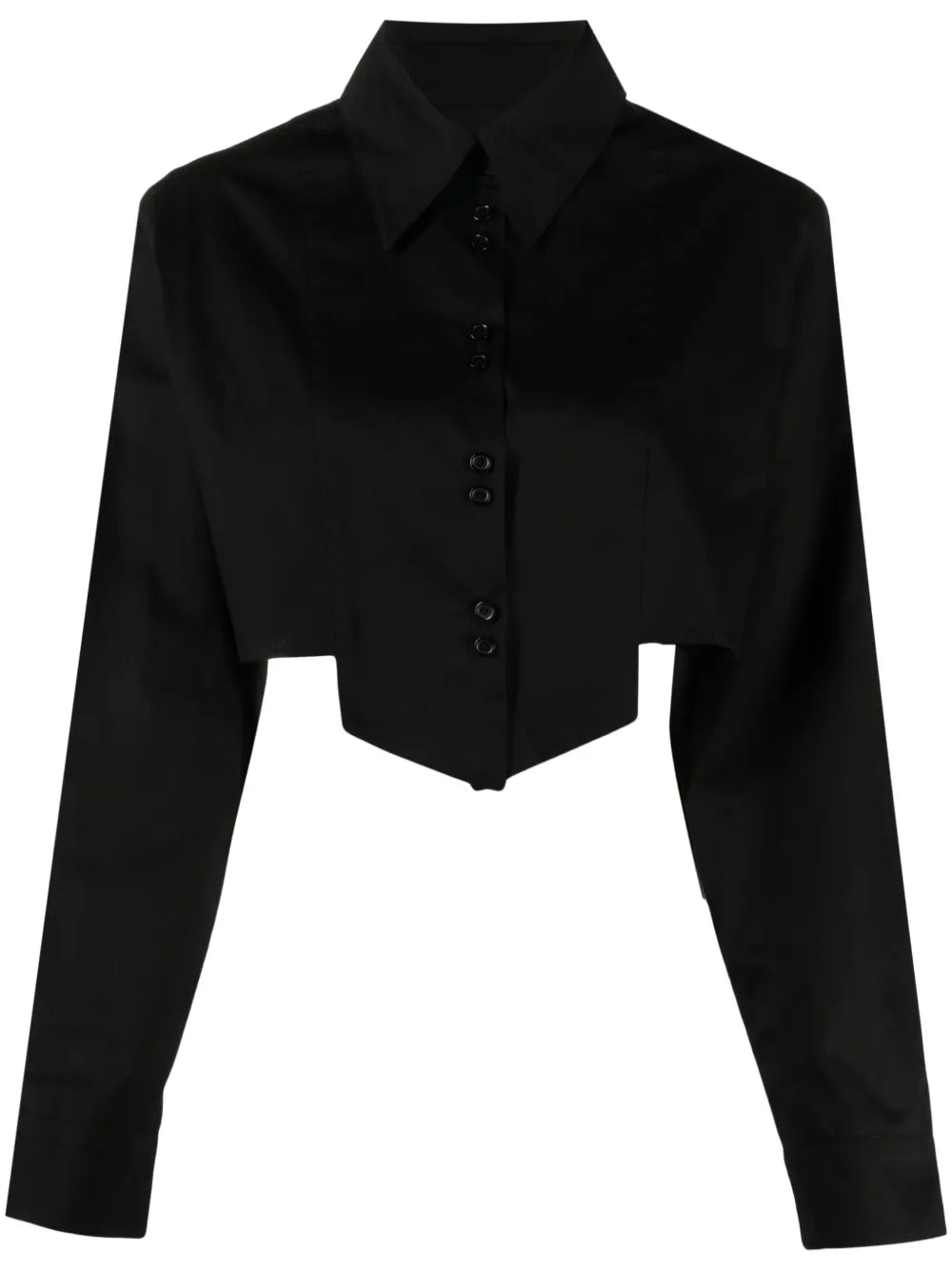 Cropped Cotton Shirt