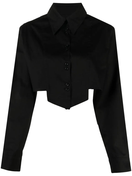 Cropped Cotton Shirt