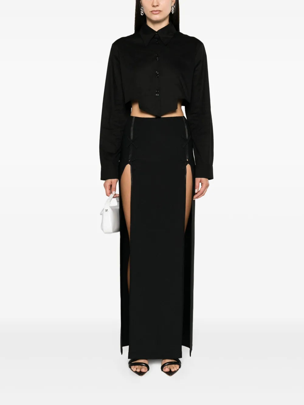 Cropped Cotton Shirt